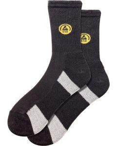 Fortis  Funktions-Socke, ESD, schwarz/grau
