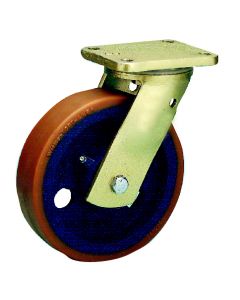 Schwerlast-Lenkrolle mit Polyurethan-Rad Ø 250 mm 1350 kg