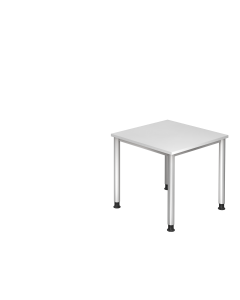 Schreibtisch 80x80 cm mit 4-Fuß-Gestell