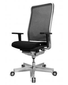 WAGNER Bürodrehstuhl  W1 High - Rückenlehne Netz / Sitzfläche Stoff