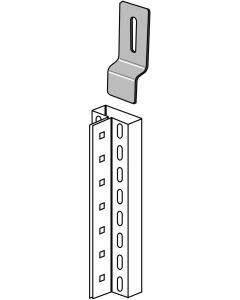Wandbefestigung vertikale Ausführung für Stecksystemregale 